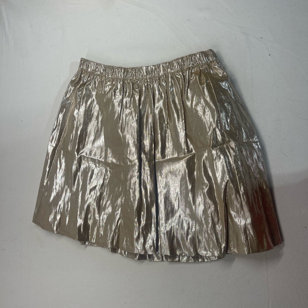 Crewcuts Metallic Silver Skirt - Picture 1 of 4